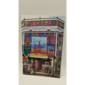 Joey Mars Mural Shop Therapy Postcard